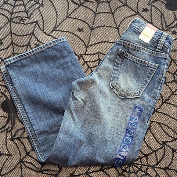 GAP DEMIN Girls Distressed Jeans Size 7 Slim - Picture 1 of 13